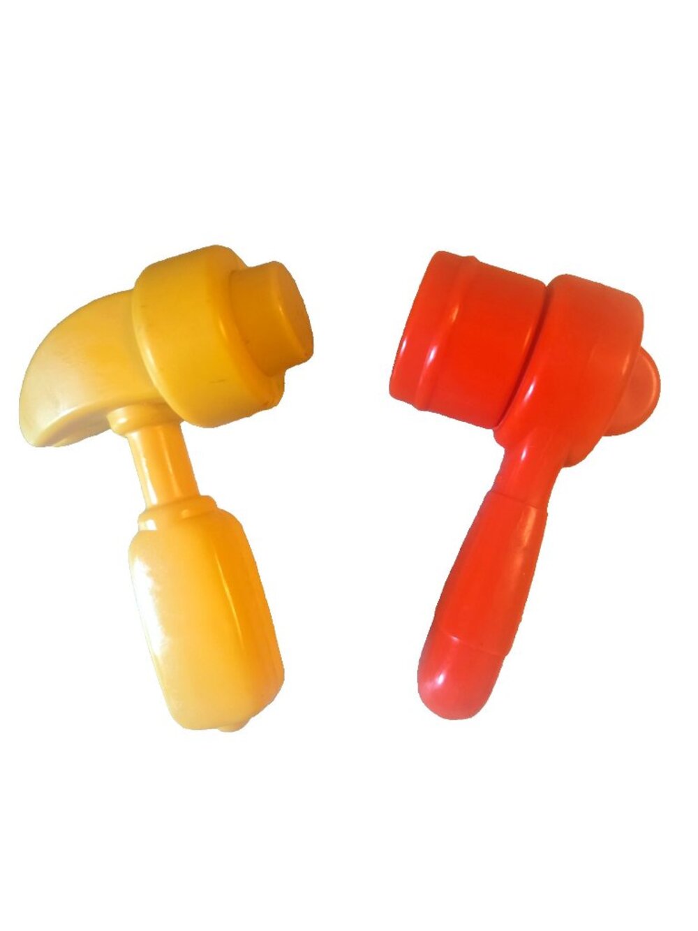 Toy Hammer and Ratchet Tool Plastic Vintage Fisher Price They Work!